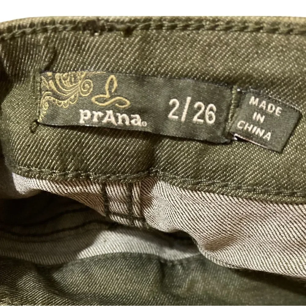 Prana Olive Green Jeans